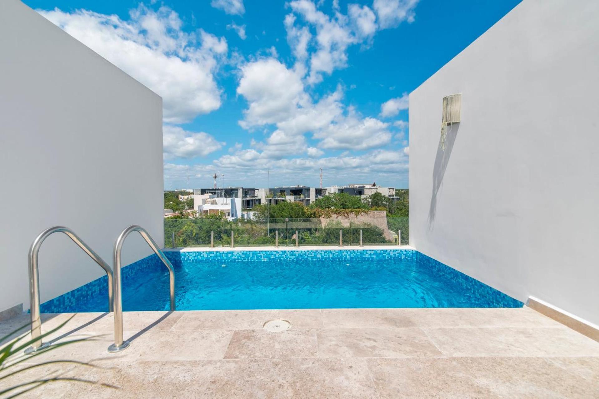 Apartament Serenity In The Sky - Studio With Rooftop And Plunge Pool Tulum Zewnętrze zdjęcie