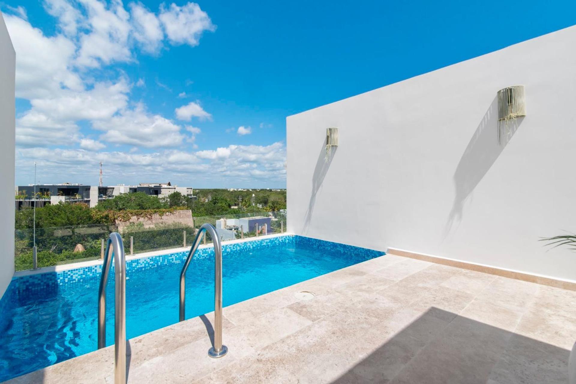 Apartament Serenity In The Sky - Studio With Rooftop And Plunge Pool Tulum Zewnętrze zdjęcie